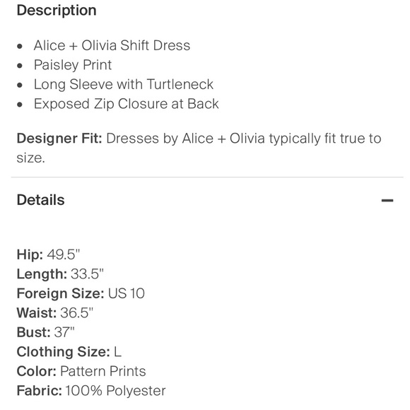 Alice + Olivia Paisley Print Dress - Picture 4 of 4